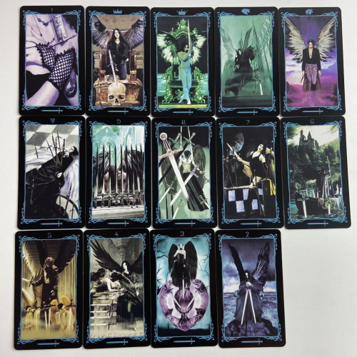 Карты Таро - Темных Ангелов, уменьшенная (Dark Angels Tarot)