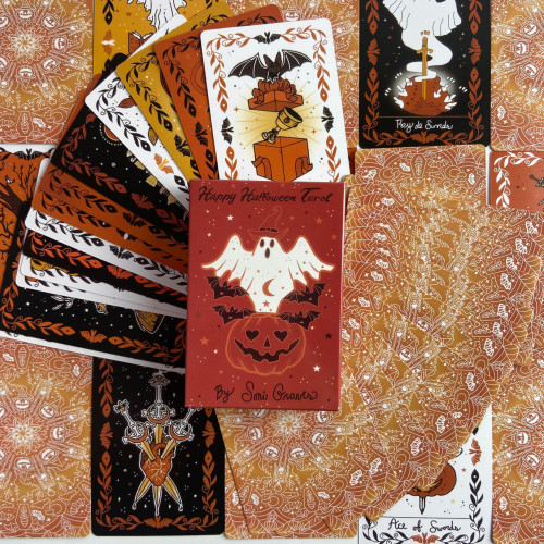 Карты Таро - Счастливого Хэллоуина, уменьшенная (Happy Halloween Tarot)