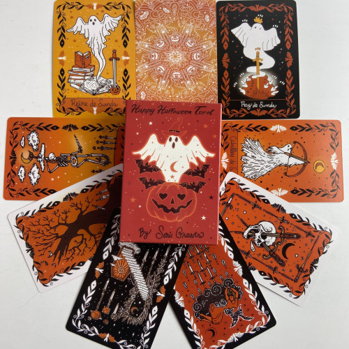 Карты Таро - Счастливого Хэллоуина, уменьшенная (Happy Halloween Tarot)