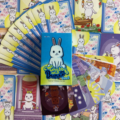Карты Таро - Пухлой Булочки, уменьшенная (Chubby Bunny Tarot) Карты Таро - Пухлой Булочки, уменьшенная (Chubby Bunny Tarot)