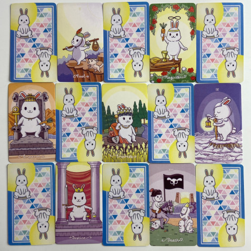 Карты Таро - Пухлой Булочки, уменьшенная (Chubby Bunny Tarot) Карты Таро - Пухлой Булочки, уменьшенная (Chubby Bunny Tarot)