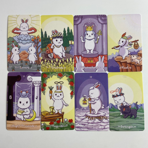 Карты Таро - Пухлой Булочки, уменьшенная (Chubby Bunny Tarot) Карты Таро - Пухлой Булочки, уменьшенная (Chubby Bunny Tarot)