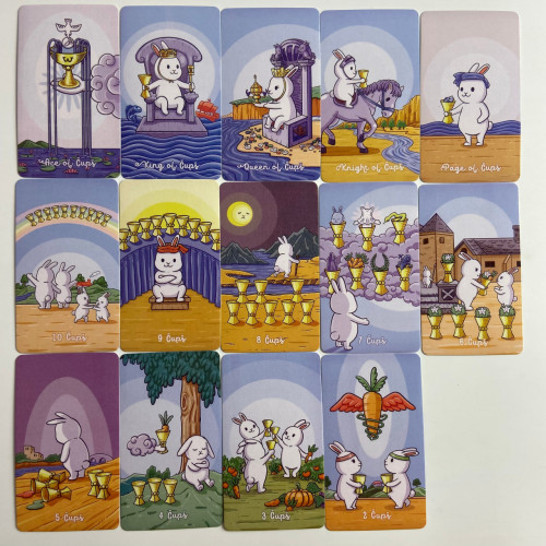 Карты Таро - Пухлой Булочки, уменьшенная (Chubby Bunny Tarot) Карты Таро - Пухлой Булочки, уменьшенная (Chubby Bunny Tarot)