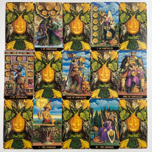 Карты Таро - Джека-Фонаря, уменьшенная (Jack-O’-Lantern Tarot)