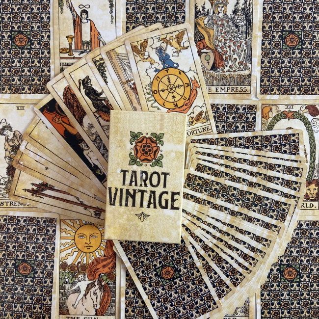 Карти Таро - Вінтажне, зменшена (Vintage Tarot)