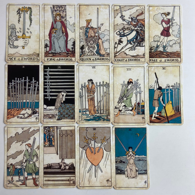 Карти Таро - Вінтажне, зменшена (Vintage Tarot)