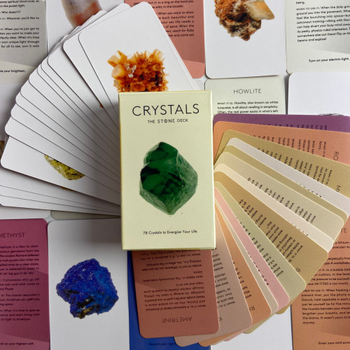 Карты Таро - Каменные кристаллы, уменьшенная (The Stone Crystals Deck)