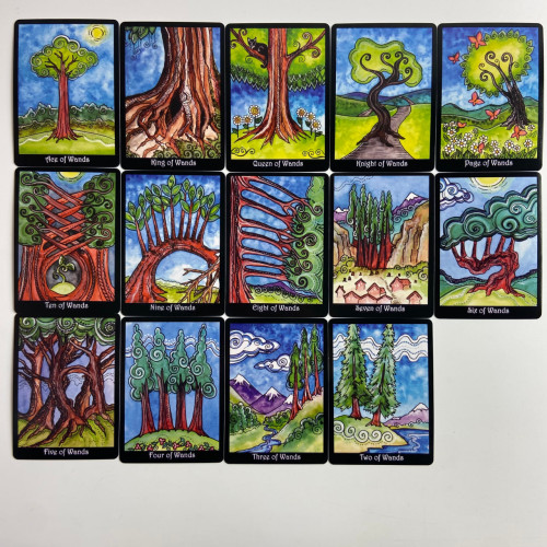 Карты Таро - Деревьев, уменьшенная (The Tarot of Trees)