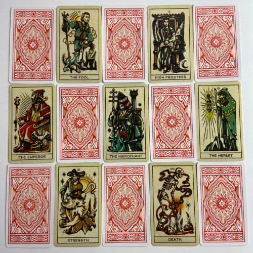 Карти Таро - Тату "Чорнила та Інтуїція", зменшена (Tattoo tarot: ink & intuition)