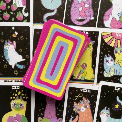 Карты Таро - Странной Кошки, уменьшенная (Weird Cat Tarot)