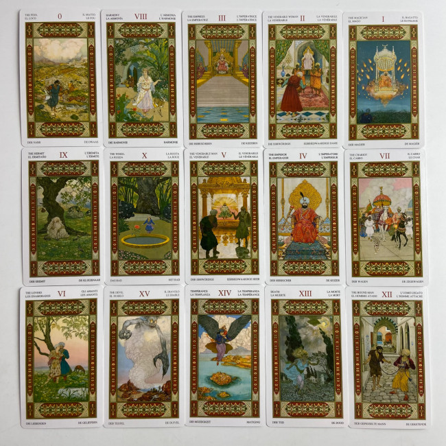 Карты Таро - 1001 ночь, уменьшенная (Tarot of the Thousand and One Nights) Карты Таро - 1001 ночь, уменьшенная (Tarot of the Thousand and One Nights)