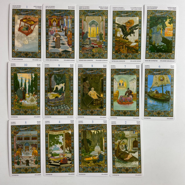 Карты Таро - 1001 ночь, уменьшенная (Tarot of the Thousand and One Nights) Карты Таро - 1001 ночь, уменьшенная (Tarot of the Thousand and One Nights)