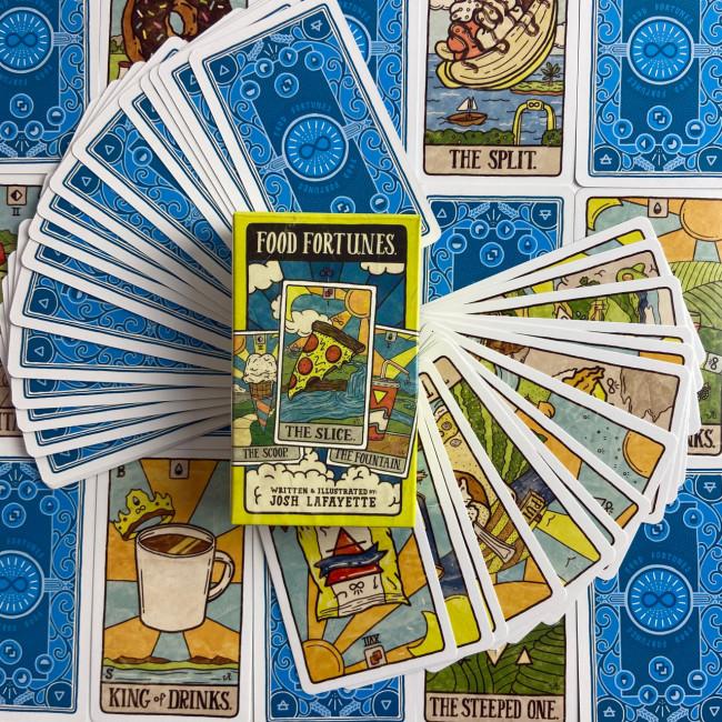 Карты Таро - Еды, уменьшенная (Food Fortunes Tarot) Карты Таро - Еды, уменьшенная (Food Fortunes Tarot)
