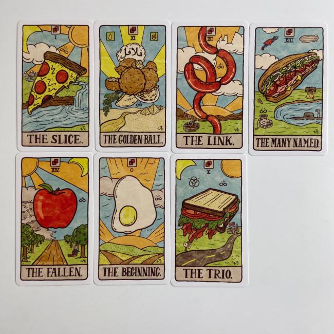 Карты Таро - Еды, уменьшенная (Food Fortunes Tarot) Карты Таро - Еды, уменьшенная (Food Fortunes Tarot)