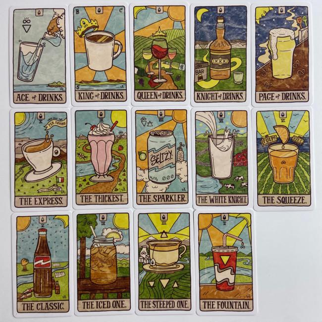 Карты Таро - Еды, уменьшенная (Food Fortunes Tarot) Карты Таро - Еды, уменьшенная (Food Fortunes Tarot)