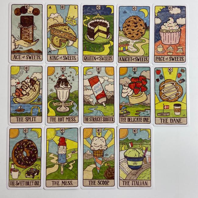 Карты Таро - Еды, уменьшенная (Food Fortunes Tarot) Карты Таро - Еды, уменьшенная (Food Fortunes Tarot)