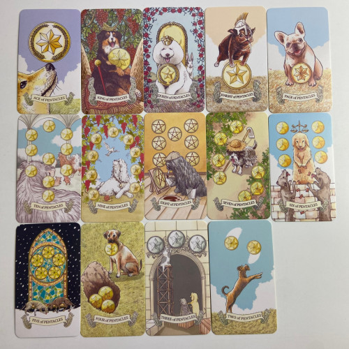 Карты Таро - Собака Айбо, уменьшенная (Aibo Tarot Deck)