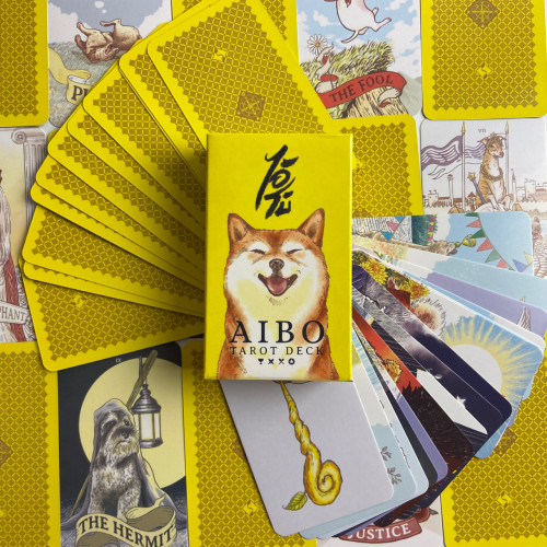 Карты Таро - Собака Айбо, уменьшенная (Aibo Tarot Deck)