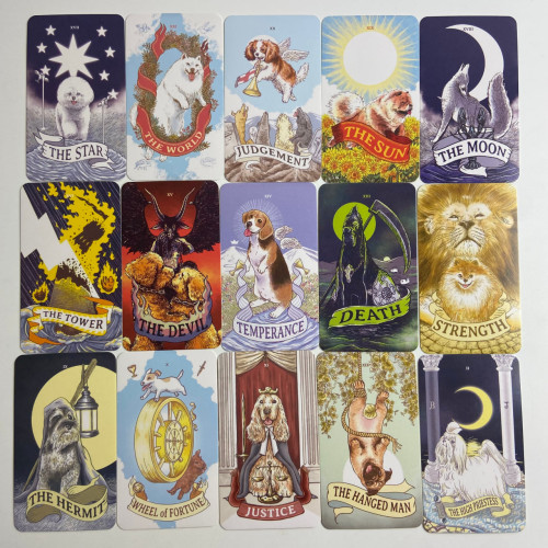 Карты Таро - Собака Айбо, уменьшенная (Aibo Tarot Deck)