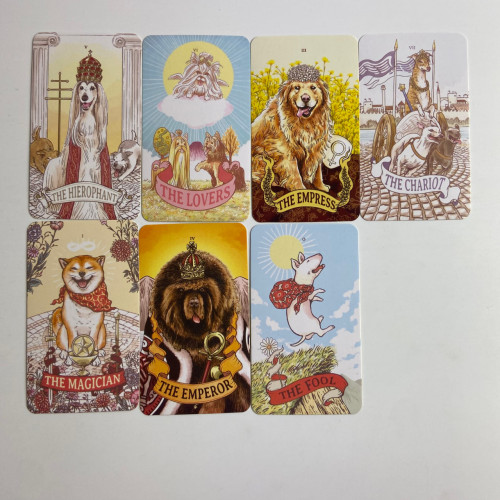 Карты Таро - Собака Айбо, уменьшенная (Aibo Tarot Deck)