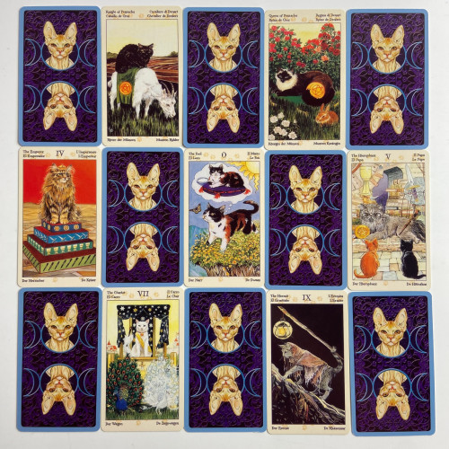 Карты Таро - Языческих Кошек, уменьшенная (Tarot of Pagan Cats)