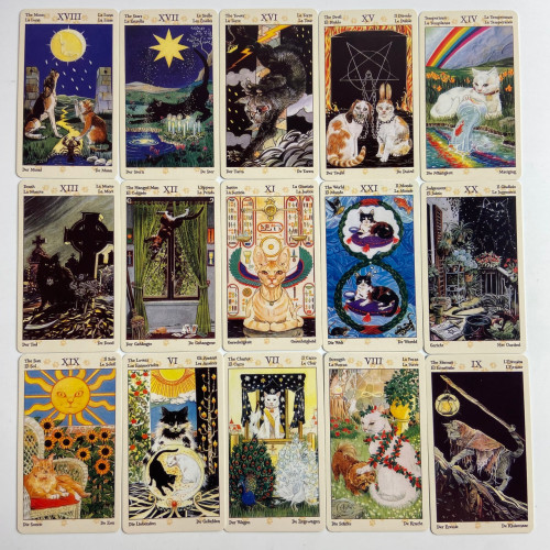 Карты Таро - Языческих Кошек, уменьшенная (Tarot of Pagan Cats)