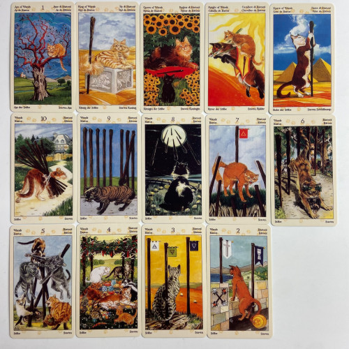 Карты Таро - Языческих Кошек, уменьшенная (Tarot of Pagan Cats)