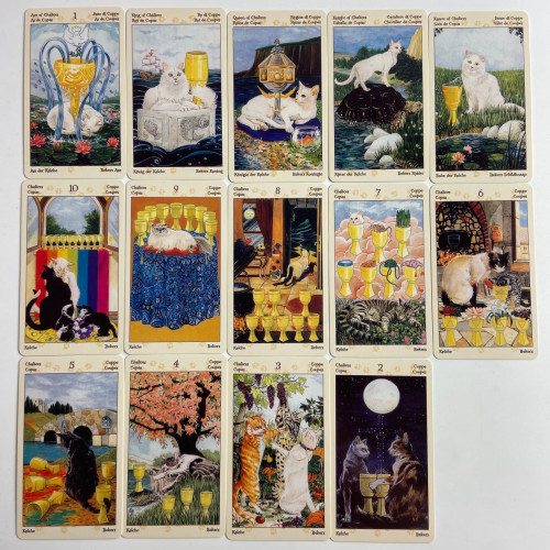 Карты Таро - Языческих Кошек, уменьшенная (Tarot of Pagan Cats)