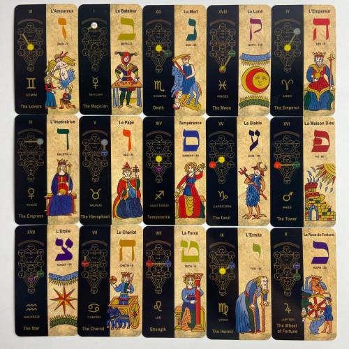 Карты Таро - Каббалистическое 5781, уменьшенная (Kabbalistic Tarot 5781)