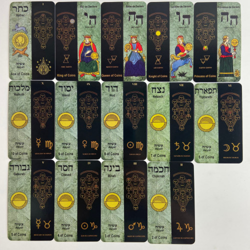 Карты Таро - Каббалистическое 5781, уменьшенная (Kabbalistic Tarot 5781)