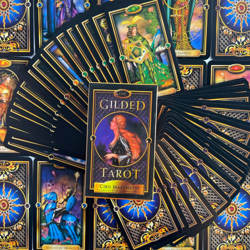 Карты Таро - Королевское Позолоченное, уменьшенная (Gilded Tarot Royale Deck)