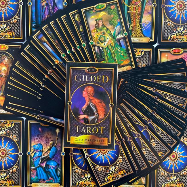 Карти Таро - Королівське Позолочене, зменшена (Gilded Tarot Royale Deck)