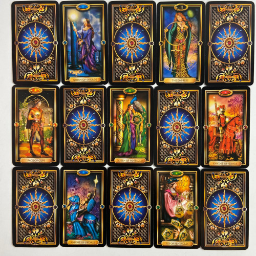 Карты Таро - Королевское Позолоченное, уменьшенная (Gilded Tarot Royale Deck)