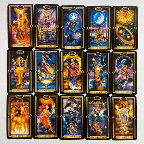 Карты Таро - Королевское Позолоченное, уменьшенная (Gilded Tarot Royale Deck)