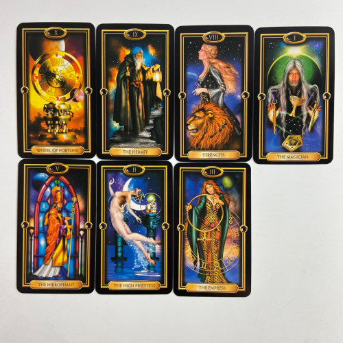Карты Таро - Королевское Позолоченное, уменьшенная (Gilded Tarot Royale Deck)