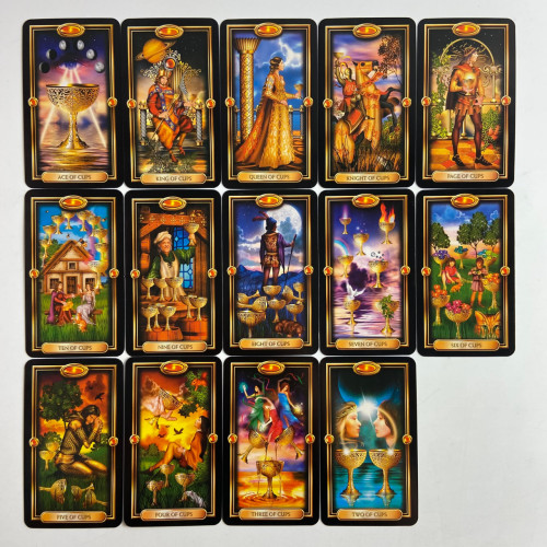 Карты Таро - Королевское Позолоченное, уменьшенная (Gilded Tarot Royale Deck)