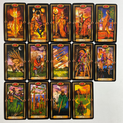 Карты Таро - Королевское Позолоченное, уменьшенная (Gilded Tarot Royale Deck)