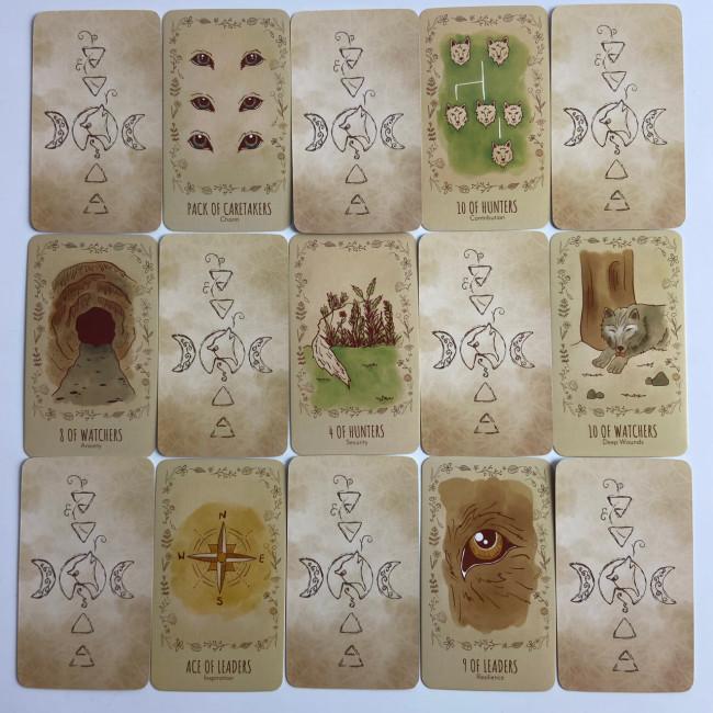 Карти Таро - Дикий Вовк, зменшена (The Wild Wolf Tarot) Карти Таро - Дикий Вовк, зменшена (The Wild Wolf Tarot)