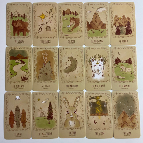 Карты Таро - Дикий Волк, уменьшенная (The Wild Wolf Tarot) Карты Таро - Дикий Волк, уменьшенная (The Wild Wolf Tarot)