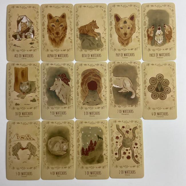 Карти Таро - Дикий Вовк, зменшена (The Wild Wolf Tarot) Карти Таро - Дикий Вовк, зменшена (The Wild Wolf Tarot)