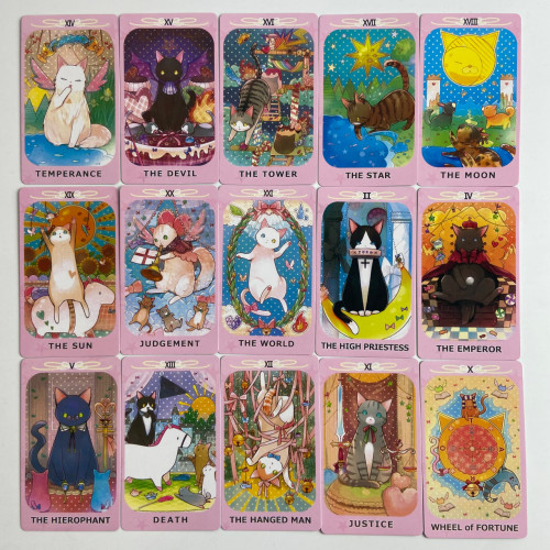 Карты Таро - Мечтающего Кота, уменьшенная (Dreaming Cat Tarot)