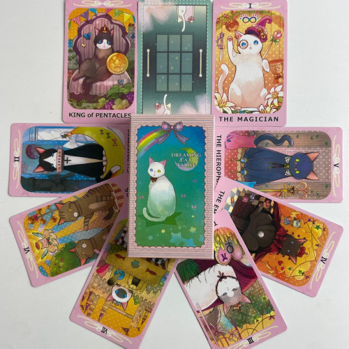 Карты Таро - Мечтающего Кота, уменьшенная (Dreaming Cat Tarot)