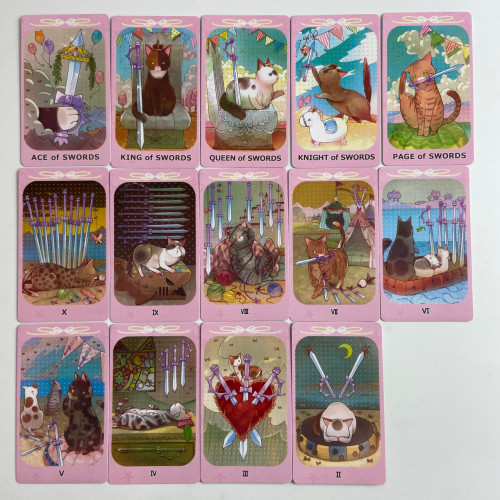 Карты Таро - Мечтающего Кота, уменьшенная (Dreaming Cat Tarot)