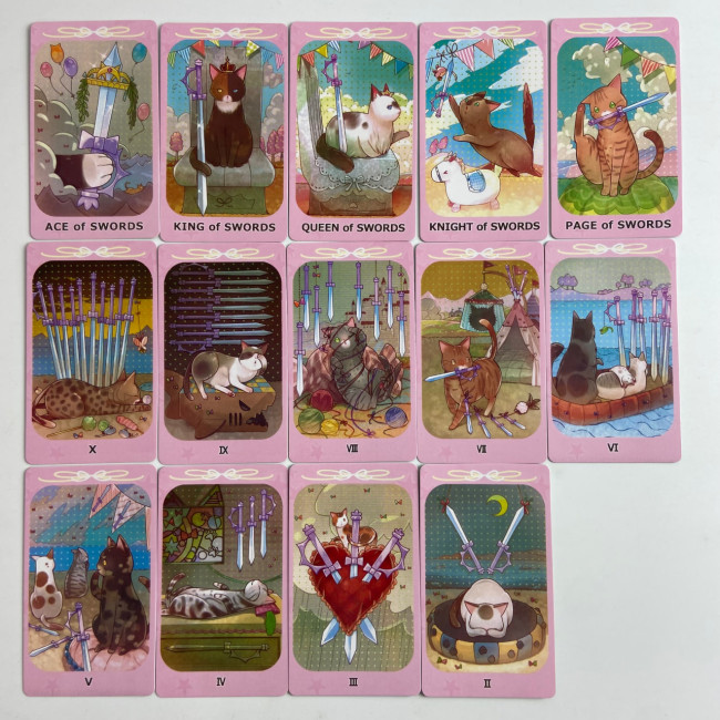 Карти Таро - Мріючого Кота, зменшена (Dreaming Cat Tarot) Карти Таро - Мріючого Кота, зменшена (Dreaming Cat Tarot)