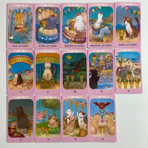 Карты Таро - Мечтающего Кота, уменьшенная (Dreaming Cat Tarot)