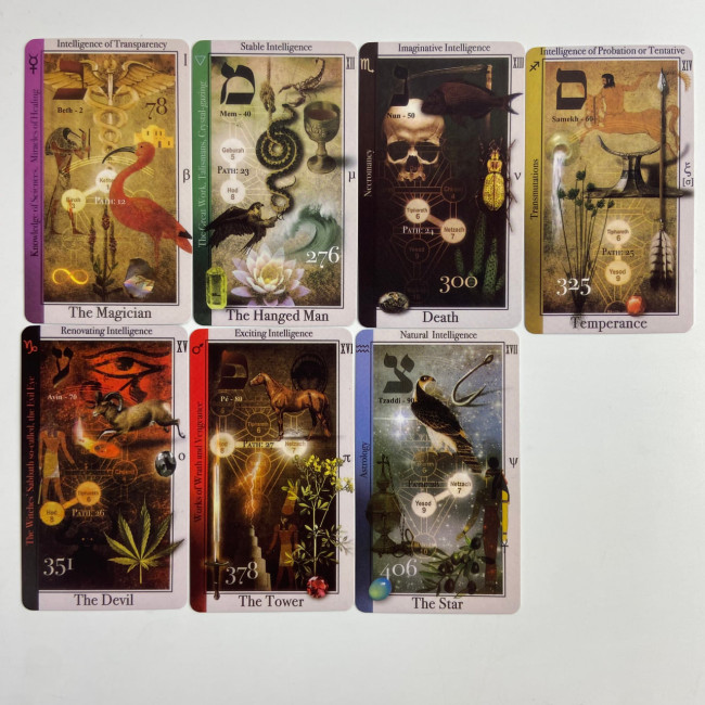 Карти Таро - Магічне Таро Співвідношень, зменшена (Tarot of Magical Correspondences)