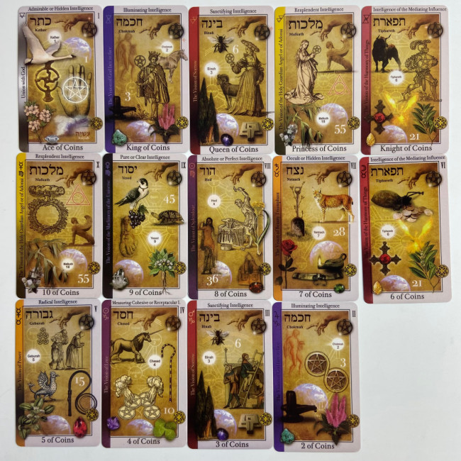 Карти Таро - Магічне Таро Співвідношень, зменшена (Tarot of Magical Correspondences)