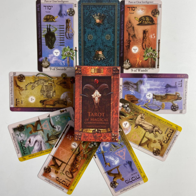 Карти Таро - Магічне Таро Співвідношень, зменшена (Tarot of Magical Correspondences)
