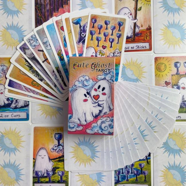 Карти Таро - Милого Привиду, зменшена (Cute Ghost Tarot)