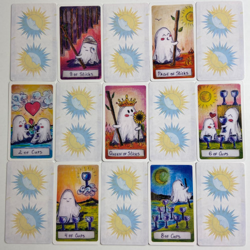 Карты Таро - Милого Призрака, уменьшенная (Cute Ghost Tarot) Карты Таро - Милого Призрака, уменьшенная (Cute Ghost Tarot)